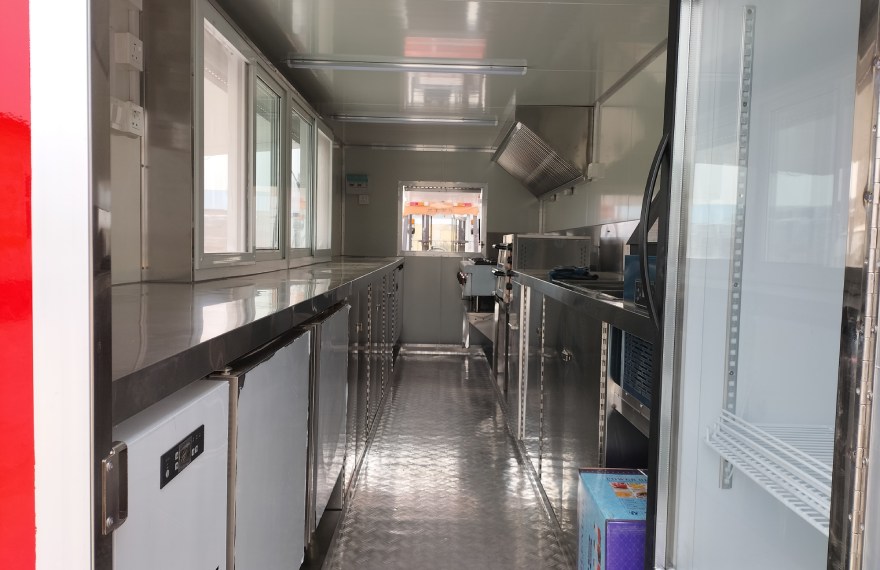 19ft commercial kitchen trailer layout